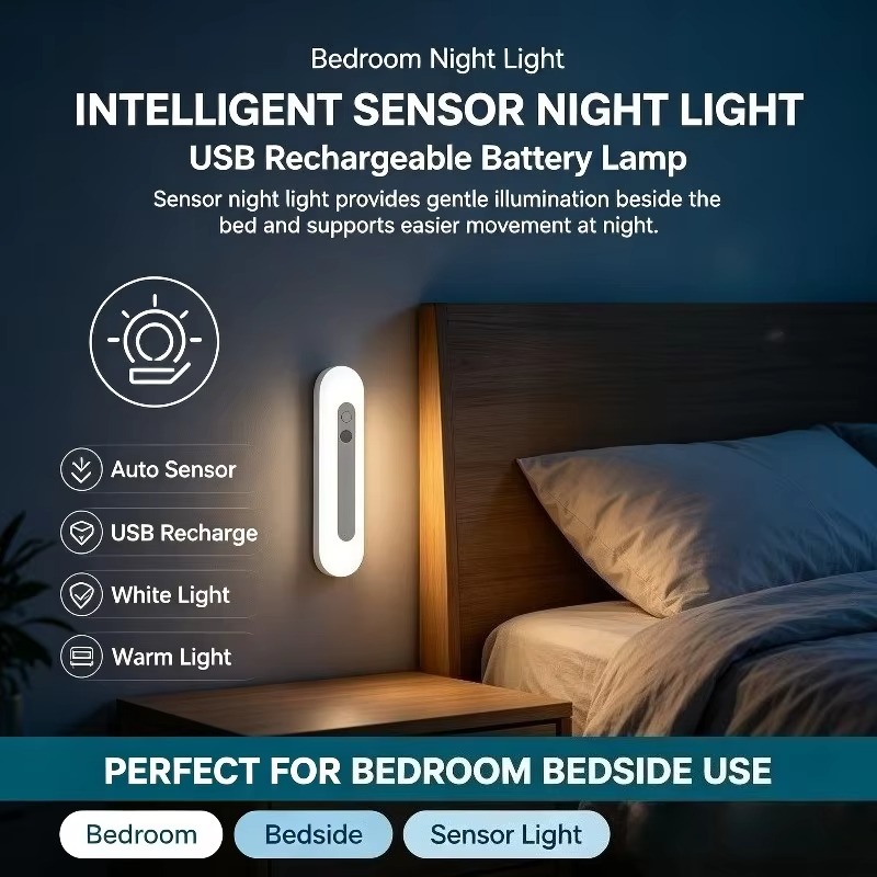 Intelligent Sensor Night Light - Baby Nursery Wall Lights recension och pris