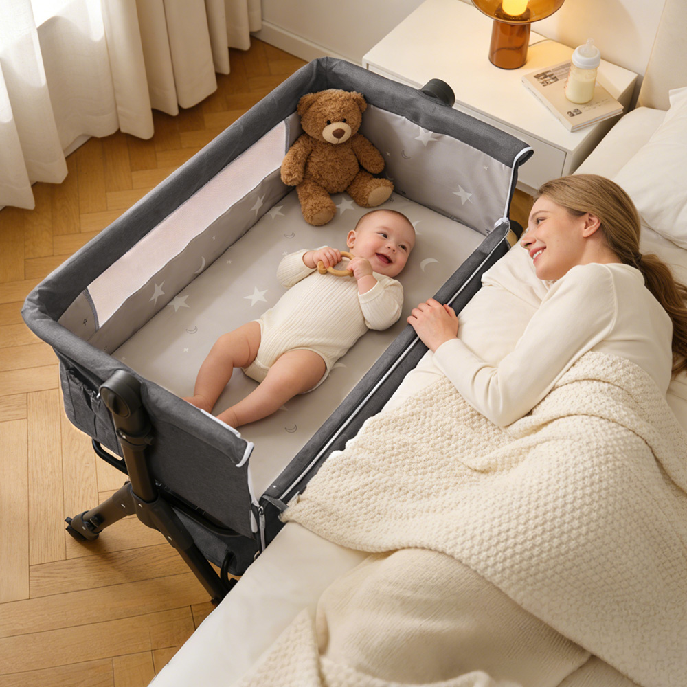 Baby Bassinet 3 in 1 Baby Bass - Baby Nursery Trolley recension och pris