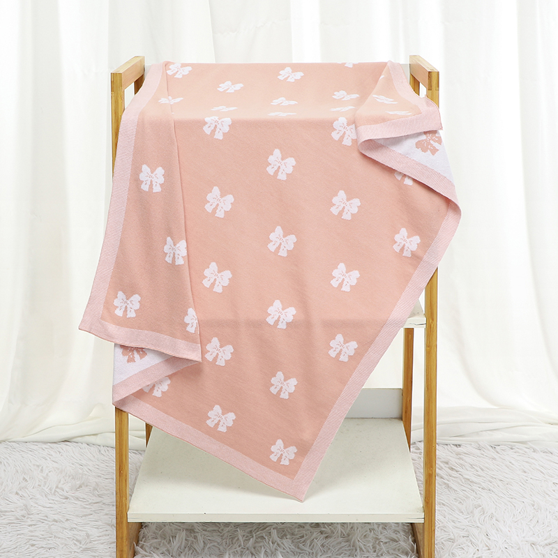 Cotton Baby Blanket Knit Cute  - Baby Nursery Boy recension och pris