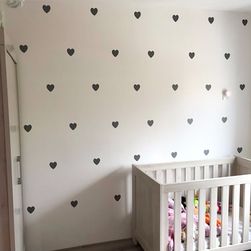 Heart Baby Room Decorative Sti - Baby Nursery Decor Girl recension och pris