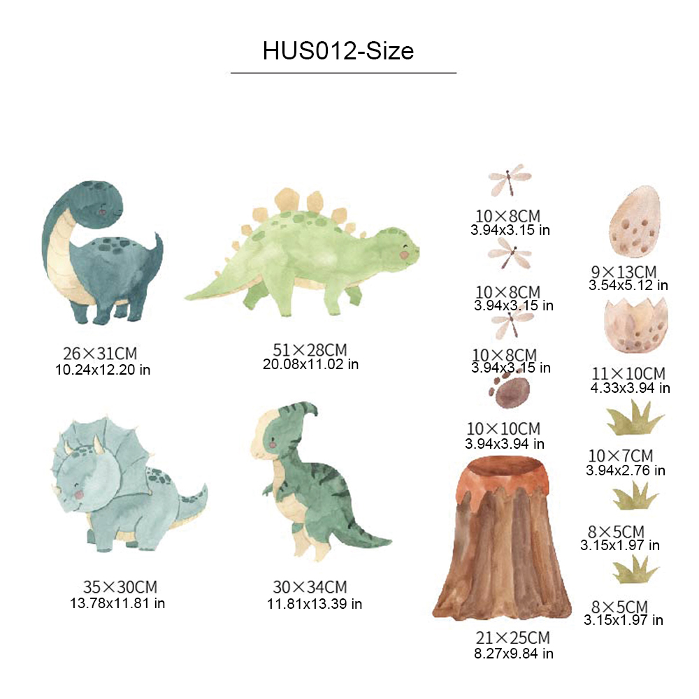 Dinosaur Wall Decals, Dino Alp - Baby Nursery Boy recension och pris
