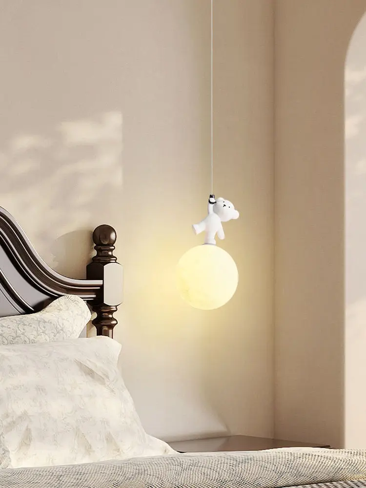 Bear Lamp Cartoon Nursery Beds - Baby Nursery Light Fixture recension och pris